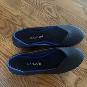 Rothy's Black Slip-On Shoes